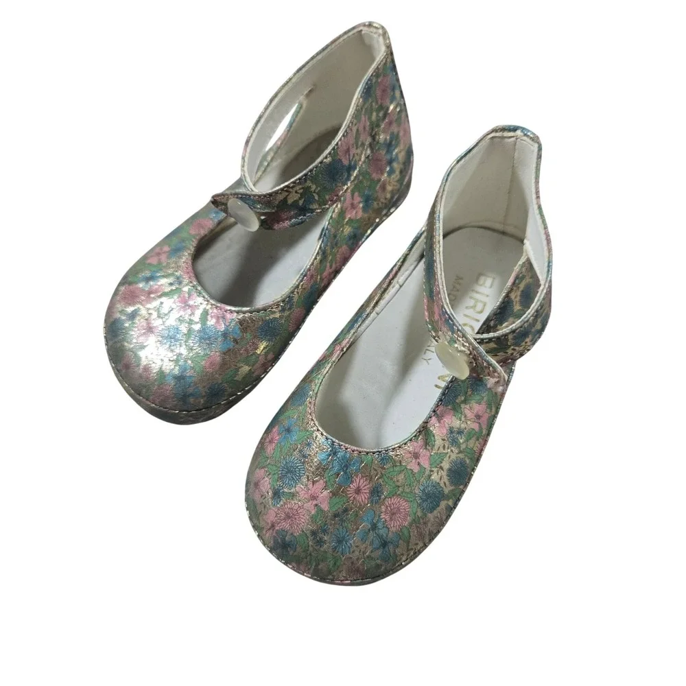 Birichini Floral Tapestry Mary Janes - Made‎ In Italy - Vintage